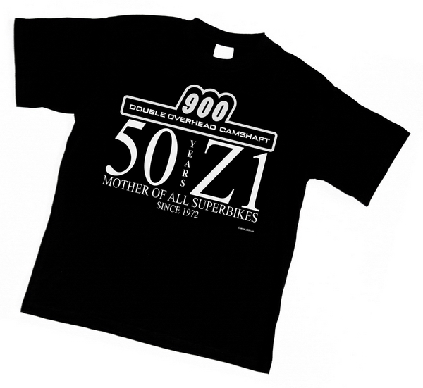 The "50 YEARS Z1" anniversary t-shirt